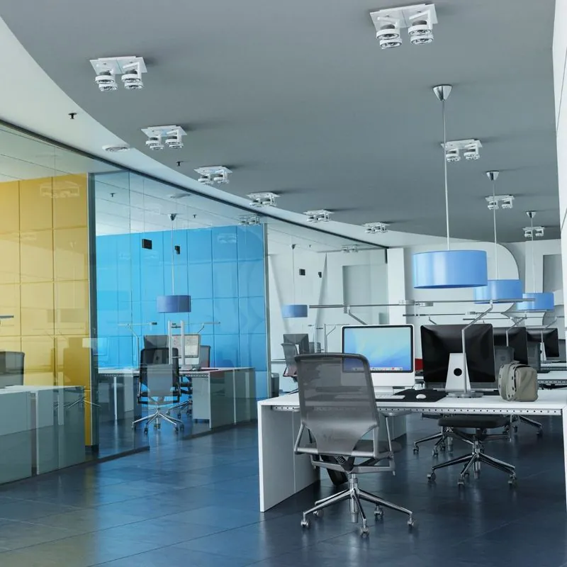 Clean, bright commercial office space maintained by NobleClean SF